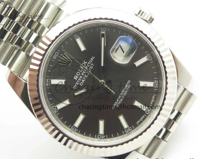 MiroTime 1219 DateJust 41 126334 904L SS DJF 1:1 Best Edition Gray Dial on Jubilee Bracelet A Colorful 3301